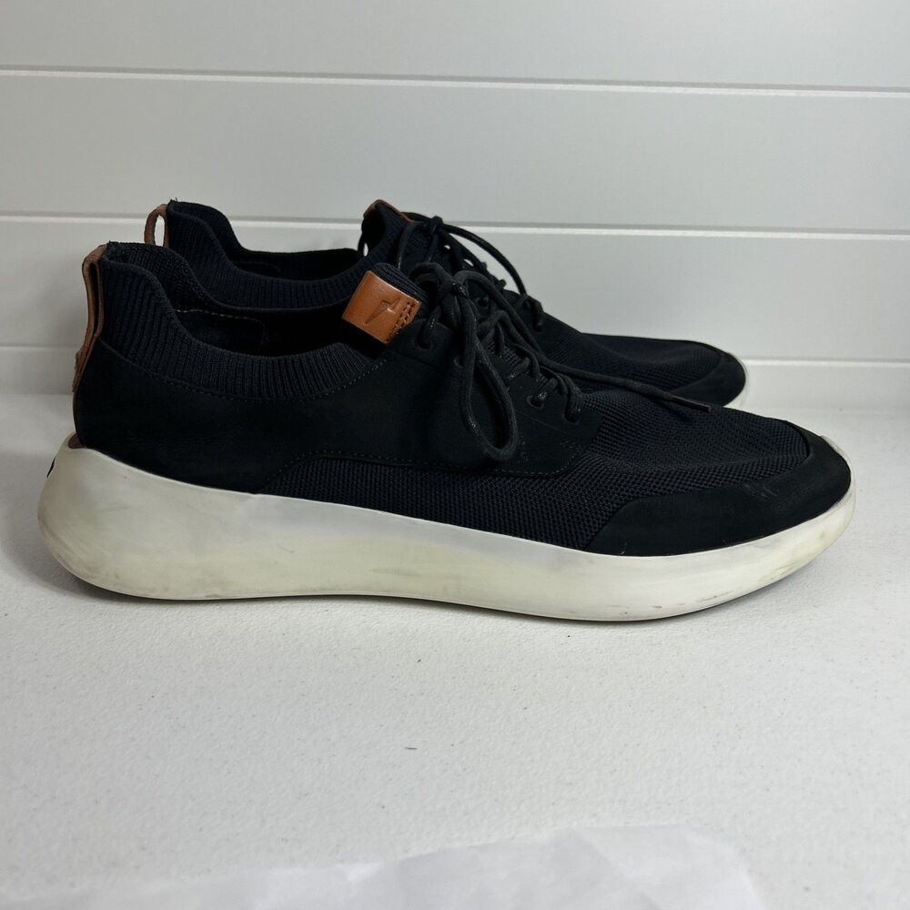Wolf & Shepherd Mens Shoes Size 13 Black Toro Swiftknit Comfort Sneakers